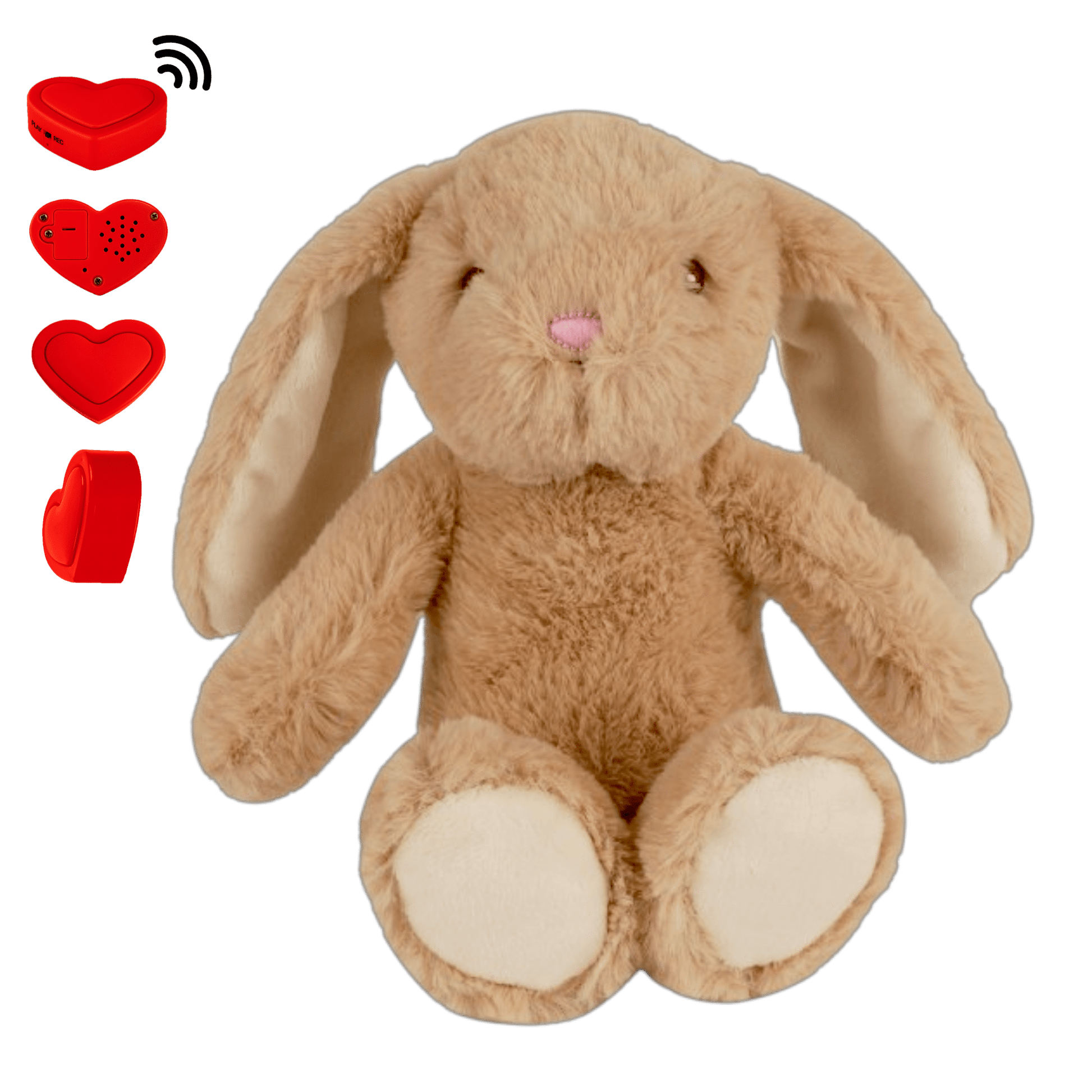 Knuffel Konijn met Stemopname – Gepersonaliseerd Cadeau | The Hugify