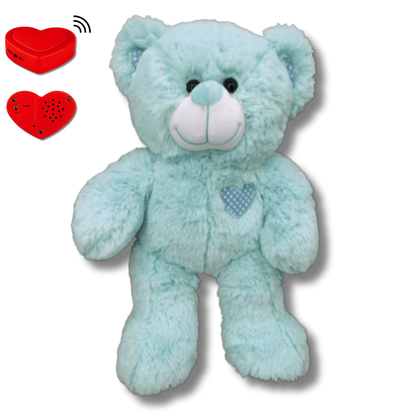 Blauwe Knuffelbeer met Stemopname – Gepersonaliseerde Teddybeer