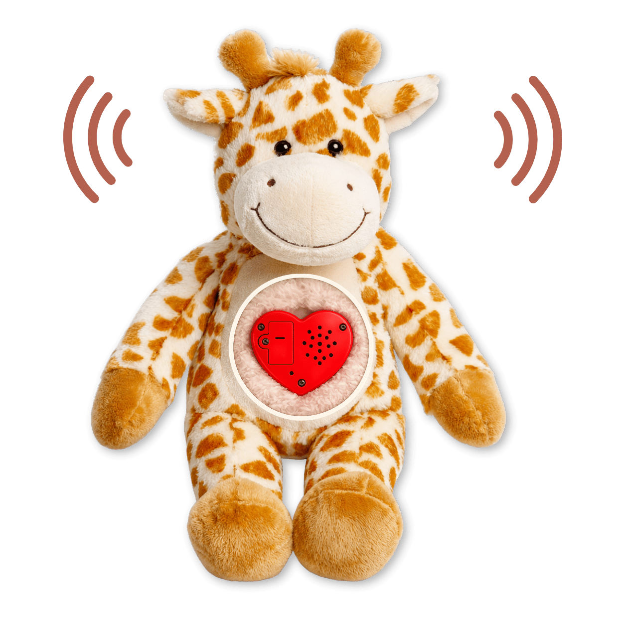 Plüsch-Giraffe mit Sprachaufnahme – Personalisiertes Kuscheltier