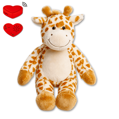 Plüsch-Giraffe mit Sprachaufnahme – Personalisiertes Kuscheltier