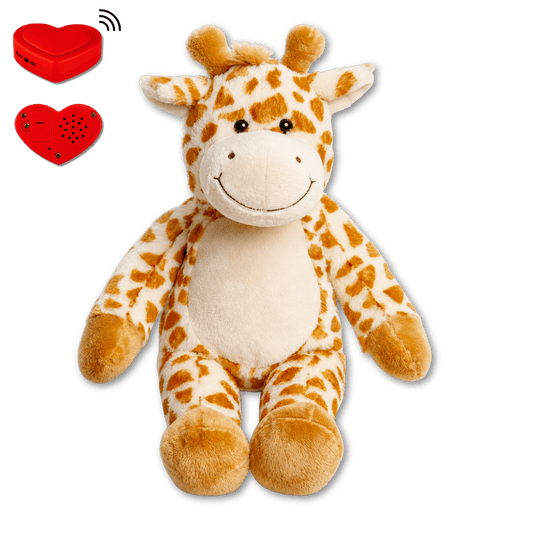 Plüsch-Giraffe mit Sprachaufnahme – Personalisiertes Kuscheltier