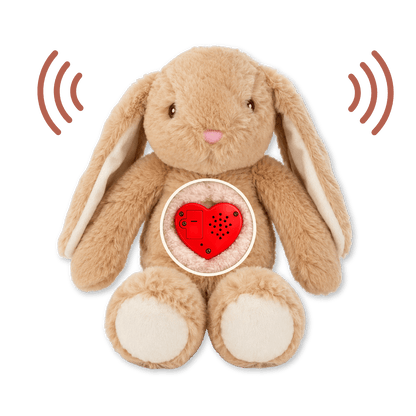Plüsch-Hase mit Sprachaufnahme – Personalisiertes Kuscheltier